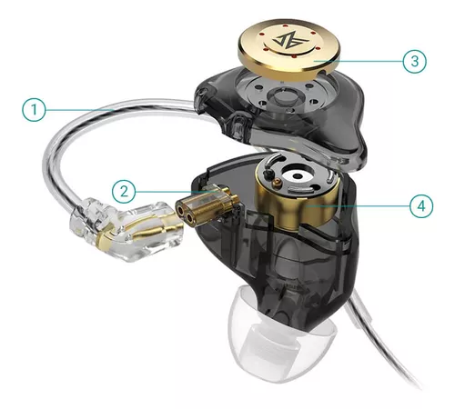 Auriculares KZ EDX Pro in-ear Sin microfono