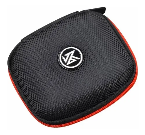 Estuche Kz para auriculares Eva con bolsillo interno y cierre Color Negro